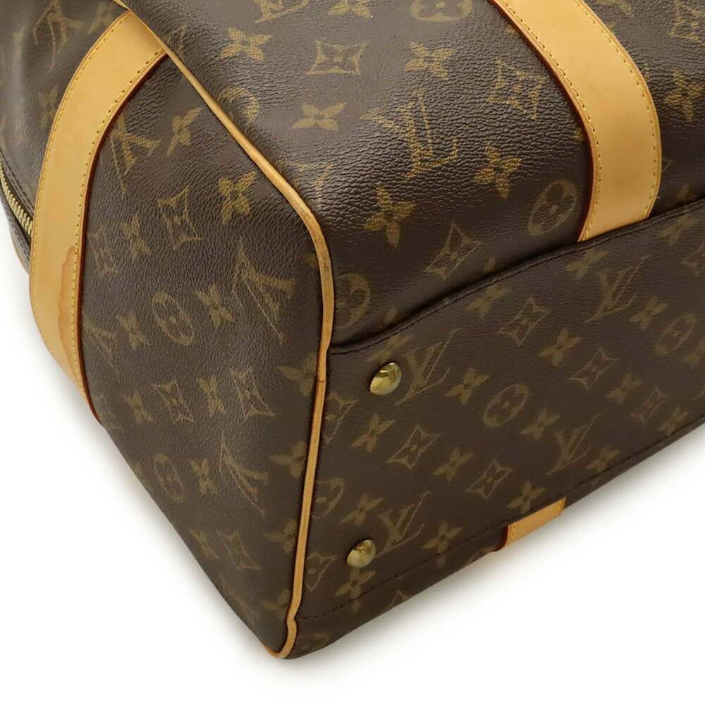 LOUIS VUITTON Authentic Brown Monogram Carryall Boston Bag - Picture 4 of 9